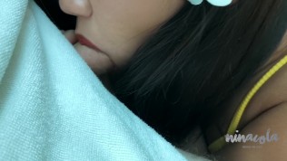 WAKE UP HORNY BLOWJOB DEEPTHROAT AND CUM IN MOUTH